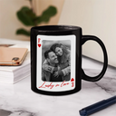 Gift For Couples, Old Couples, Gift For Husband, Gift For Wife, Gift For Boyfriend, Gift For Girlfriend, Love, Custom Photo - Custom Photo You & Me We Got This Playing Card - Personalized Mug