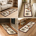 Sentimental,America 250th,Christmas,Family,Icon - Custom Family Name 250 Years Of Freedom Christmas - Personalized Runner Rug