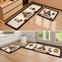 Sentimental,America 250th,Christmas,Family,Icon - Custom Family Name 250 Years Of Freedom Christmas - Personalized Runner Rug