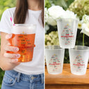 Sentimental,Christmas,Family,Custom Text - Custom Family Names Christmas - Personalized Frosted Cups
