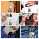 Custom Photo Calendar Black The Moment You Became My Daddy - Gift For Father - Personalized Aluminum Keychain