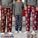 Custom Photo Funny Dog Cat Pet Human Face - Personalized Pajama Pants