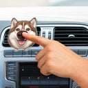 Top Market,Art Design,Humorous,Dog Lovers,Pet Lovers,Photo - Squishy Dog Nose - Custom Photo Funny Dog Nose Boop It - Personalized Squishy Acrylic Car Vent Clip