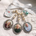 Sentimental,Custom Photo,Family,Wedding,Upload Full Photo - Custom Photo I'm Always With You Cardinal Bird - Personalized Photo Bouquet Charm