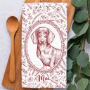 Art Design,Cozy,Pet Lovers,Photo - Pencil Sketch - Remove BG - Custom Photo Pencil Sketch Dog Cat Pet Portrait Toile Remembrance - Personalized Kitchen Towel