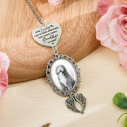 Graduation,Memorial,Gift For Yourself,Gift For Daughter,Gift For Son,Sad - Custom Photo Pencil Sketch Forever Remembered Forever Missed - Personalized Graduation Tassel Charm