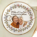 Art Design,Gift For Bestie,Photo - Semi Realistic Portrait,Happy - Custom Photo Semi Realistic Portrait Besties Forever - Personalized Ring Dish