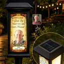 Art Design,Memorial Loved One,Christmas,Sympathetic,Family,Memorial,Photo - Stained Glass - Custom Photo Stained Glass Not A Day Goes By That You Are Not Missed - Personalized Solar Garden Light