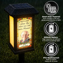 Art Design,Memorial Loved One,Christmas,Sympathetic,Family,Memorial,Photo - Stained Glass - Custom Photo Stained Glass Not A Day Goes By That You Are Not Missed - Personalized Solar Garden Light