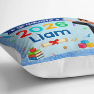 Graduation,Gift For Grandkids,Gift For Kids,Happy - Cute Graduation Kid Kindergarten Preschool - Personalized Pillow