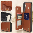 Pet Lovers,Dog Lovers,Cat Lovers - Cute Dogs And Cats Aesthetic Pattern - Personalized Leather Flip Wallet Phone Case
