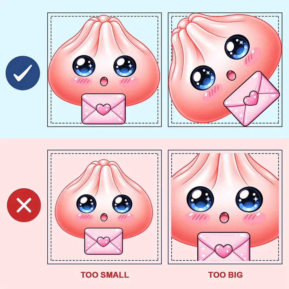 Playful, Christmas, Gift For Kids, Icon - Cute Squishy Dumpling Character Gift For Kids Daughter - Personalized Custom Shaped Pillow