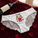 Wedding Anniversary,Gift For Wife,Humorous,Gift For Couples,Vector - I Love Your Face Timber Couple - Personalized Panty