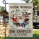Making Memories One Campsite At A Time - Personalized Flag