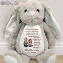 Gift For Grandma,Gift For Grandkids,Grandma,Grandkids,Love,Easter - I Filled It With My Wishes Grandmother Granddaughter 3D Effect - Personalized Soft Toy Bunny