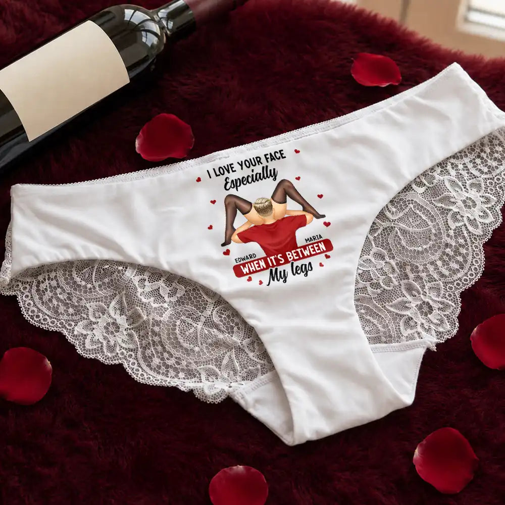 I Love Your Face Timber Couple - Personalized Panty