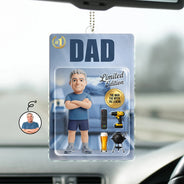 Gift For Husband,Gift For Yourself,Gift For Men,Gift For Father,Gift For Grandpa,Non-Eng,Photo - Toybox Figure,Humorous - Custom Photo Toybox Figure Dad Grandpa Limited Edition - Personalized Acrylic Car Hanger