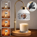 Memorial,Family,Love,Sad - Custom Photo Memorial Always Loved Never Forgotten - Personalized Candle Warmer Lamp