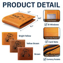 Family,Gift For Bestie,Dog Lovers,Cat Lovers,Happy,Custom Photo,Gift For Mother,Gift For Father - Custom Photo Pencil Sketch Family Dog Cat Portrait - Personalized Engraved Leather Wallet