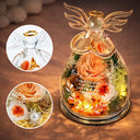 Memorial,New Mom,New baby, Icon - Baby Loss Memorial Carried For A Moment Loved For A Lifetime - Personalized Flower In Glass Angel Figurine