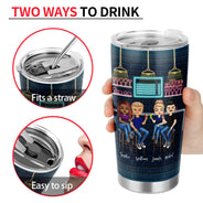 I'll Bring The Alcohol & I'll Bring The Bad Decisions - Gift For Besties - Personalized Custom Tumbler