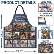 Custom Photo My Favorite People Call Me - Gift For Mother, Grandma - Personalized Apron