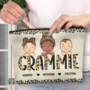 Leopard Mama Nana Title - Birthday, Loving Gift For Mom, Mum, Mother, Grandma, Grandmother - Personalized Cosmetic Bag