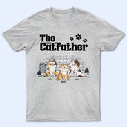 The Catfather The Dogfather - Gift For Pet Lovers - Personalized T Shirt