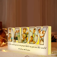Custom Photo To The World You Are One Person - Personalized Custom Shaped Photo Light Box