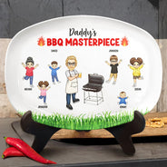 Grilling Plate Awesome BBQ - Personalized Plate