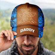 Grandpa Papa Daddy Fist Bump - Personalized Classic Cap