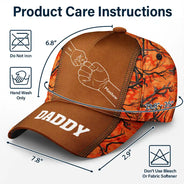Grandpa Papa Daddy Fist Bump - Personalized Classic Cap