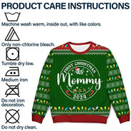 First Christmas As Christmas Family - Personalized Unisex Ugly Sweater