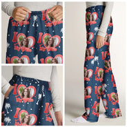 Gift For Couples, Gift For Husband, Gift For Wife, Gift For Boyfriend, Gift For Girlfriend - Custom Photo I Love My Wife Girlfriend - Personalized Pajama Pants