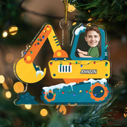 Gift For Men, Gift For Yourself - Custom Photo Funny Face Vehicle - Personalized Custom Shaped Acrylic Ornament