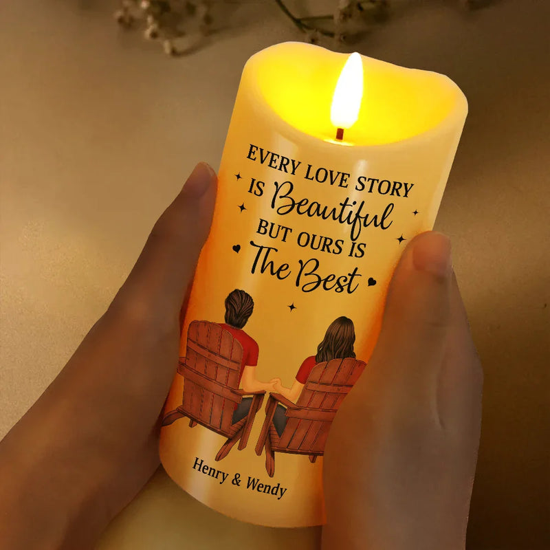 Gift For Couples, Gift For Husband, Gift For Wife, Gift For Boyfriend, Gift For Girlfriend - You & Me We Got This - Personalized Flameless LED Candle