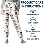 Gift For Couples, Gift For Husband, Gift For Wife, Gift For Boyfriend, Gift For Girlfriend - Custom Photo I Love My Wife Boyfriend - Personalized Pajama Pants