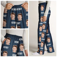 Gift For Couples, Gift For Husband, Gift For Wife, Gift For Boyfriend, Gift For Girlfriend - Custom Photo I Love My Wife Boyfriend - Personalized Pajama Pants