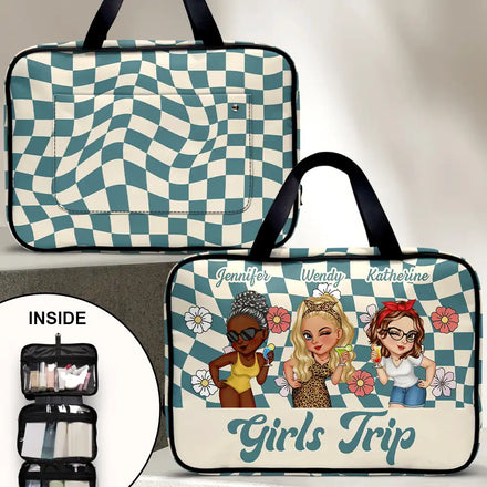 Girls Trip Survival Kit - Personalized Toiletry Bag