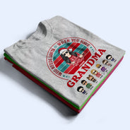 Family Who Needs Santa - Christmas Gift For Parents & Grandparents - Personalized Custom T Shirt