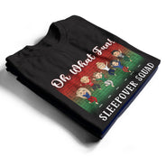 Best Friends Be Naughty Save Santa The Trip - Christmas Gift For Bestie - Personalized Custom T Shirt