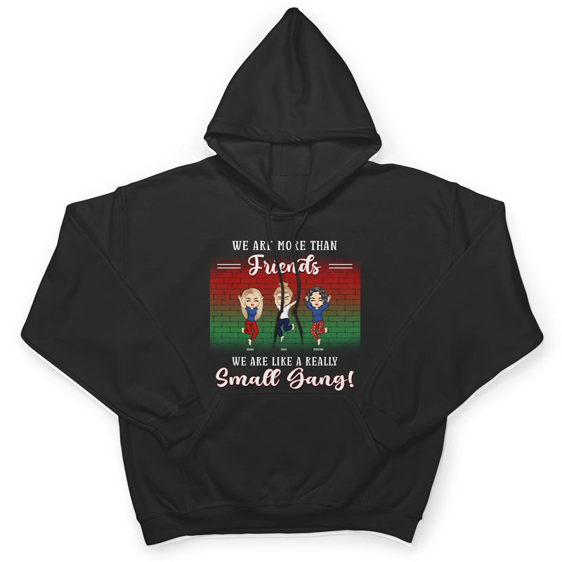 Best Friends Be Naughty Save Santa The Trip - Christmas Gift For Bestie - Personalized Custom T Shirt