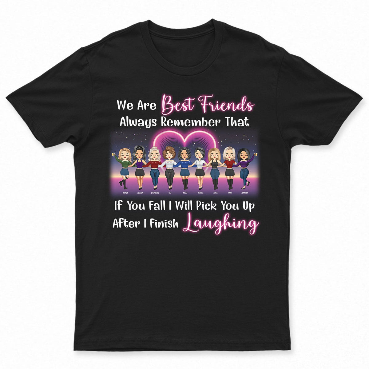 I'm Crazy You Should See Me With Best Friends - Birthday Gifts For Friends, Besties, Soul Sisters, BFF - Personalized Custom T Shirt