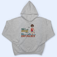 Big Sister Little Sister Title Pattern - Matching Sibling Sister Brother Gift - Personalized T Shirt