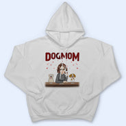 Dog Mom Red Pattern - Gift For Dog Lovers - Personalized Sweatshirt