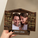 Custom Photo I Liked You I Love You - Gift For Couples - Personalized Custom Shaped 2-Layered Wooden Plaque