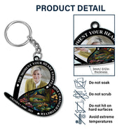 Custom Photo The Moment Your Heart Stopped - Memorial Gift For Family - Personalized Acrylic Keychain