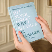 Custom Text,Gift For Colleagues,Inspirational,Top Market - Appreciation Gift For Coworker, Teacher, Nurse, Social Worker - Personalized Moments Worth Remembering Hardcover Journal