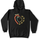 Gift For Grandpa, Gift For Father, Love - Dad Grandpa Sweethearts Handprints - Personalized T Shirt