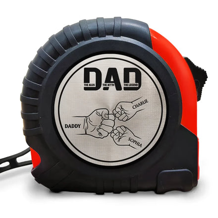 Dad Grandpa The Man The Myth The Legend - Personalized Tape Measure
